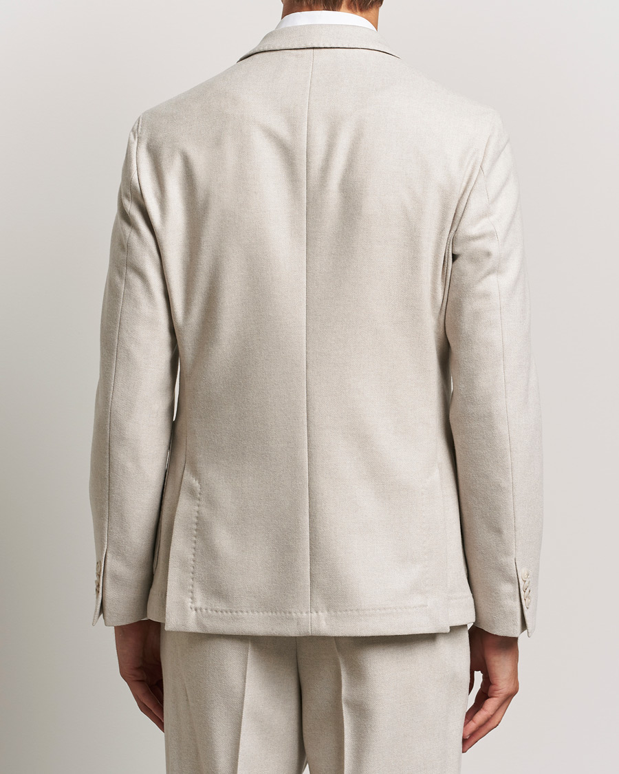 Herre | Dressjakker | BOSS BLACK | Hanry Wool Patch Pocket Blazer Open White