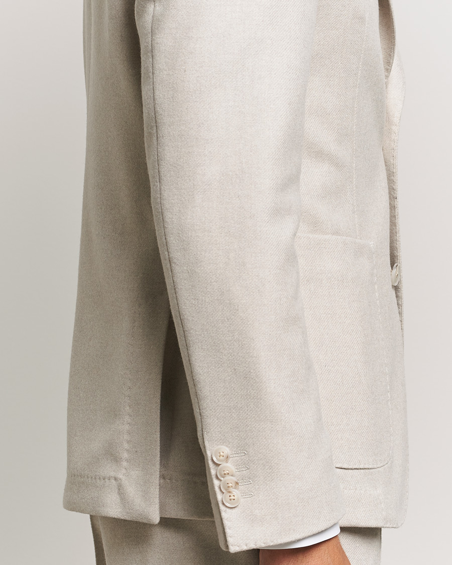 Herre | Dressjakker | BOSS BLACK | Hanry Wool Patch Pocket Blazer Open White