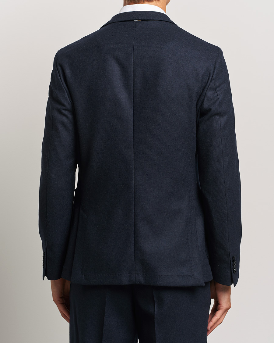 Herre | Dressjakker | BOSS BLACK | Hanry Wool Patch Pocket Blazer Dark Blue