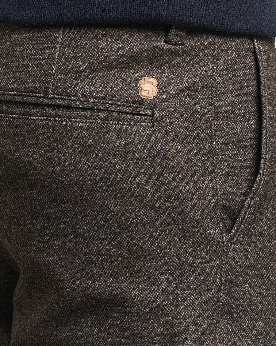 Herre | Bukser | BOSS BLACK | Kane Brushed Drawstring Trousers Dark Beige