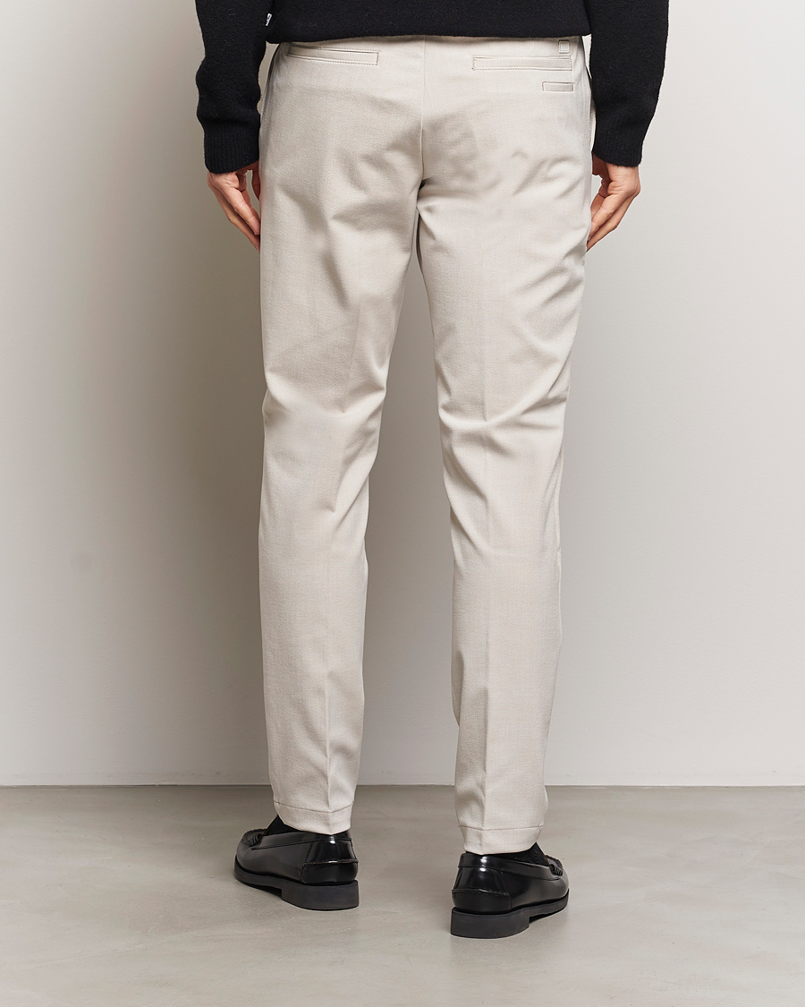 Herre | Bukser | BOSS BLACK | Kaiton Structured Chinos Light Beige