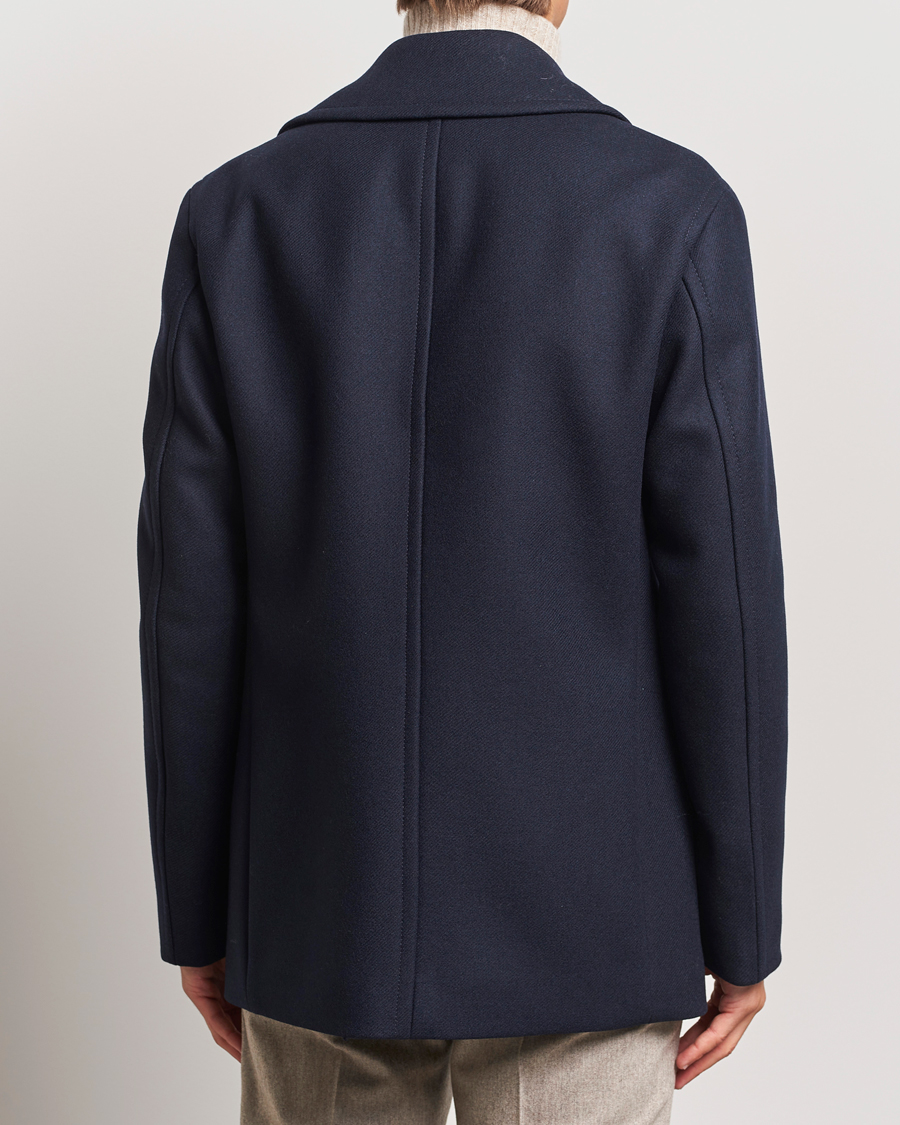 Herre | Jakker | BOSS BLACK | Clay Wool Peacoat Dark Blue