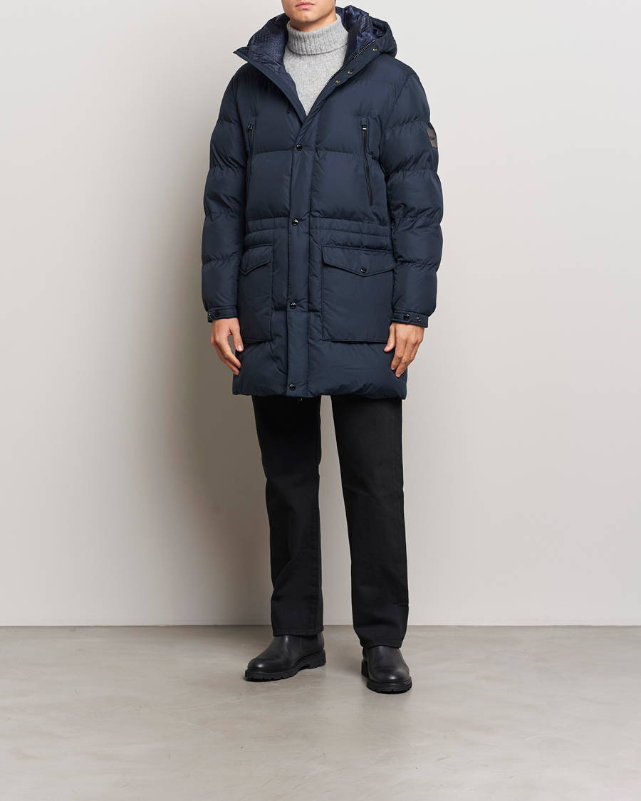 Herre | Jakker | BOSS BLACK | Condolo Puffer Parka Dark Blue