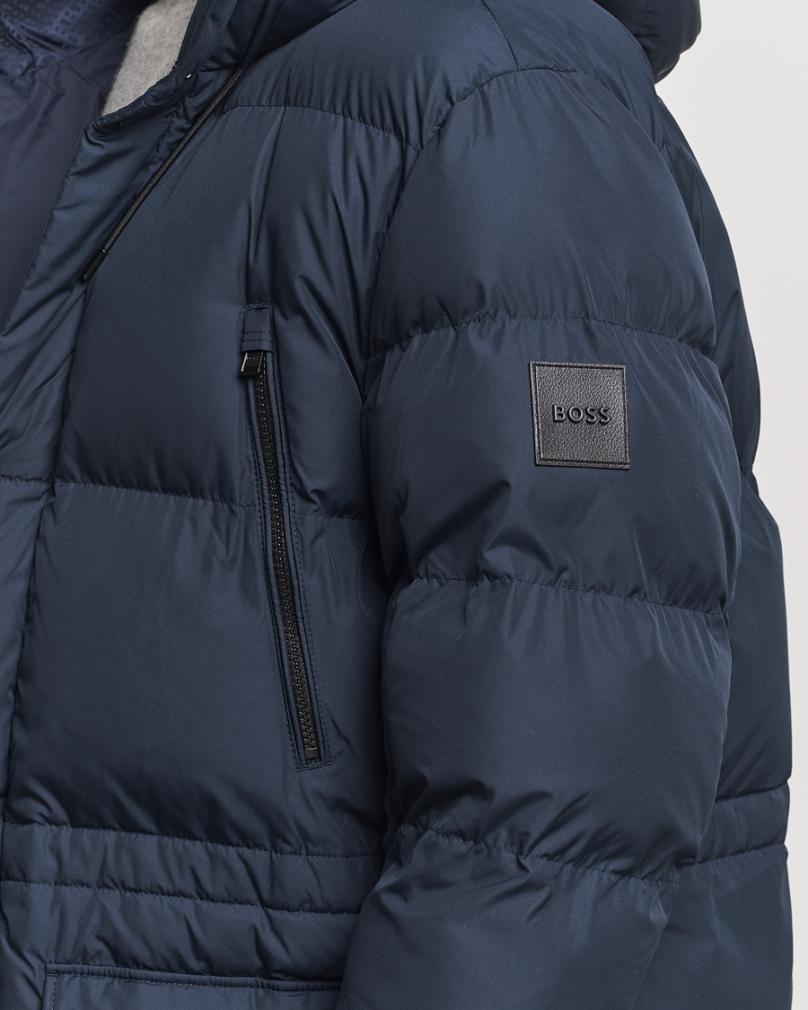 Herre | Jakker | BOSS BLACK | Condolo Puffer Parka Dark Blue