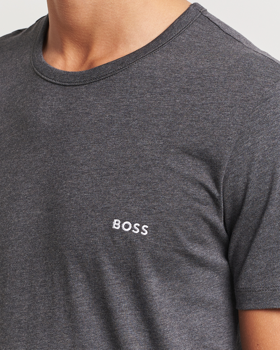 Herre | T-Shirts | BOSS BLACK | 3-Pack Crew Neck T-Shirt Grey/White/Navy