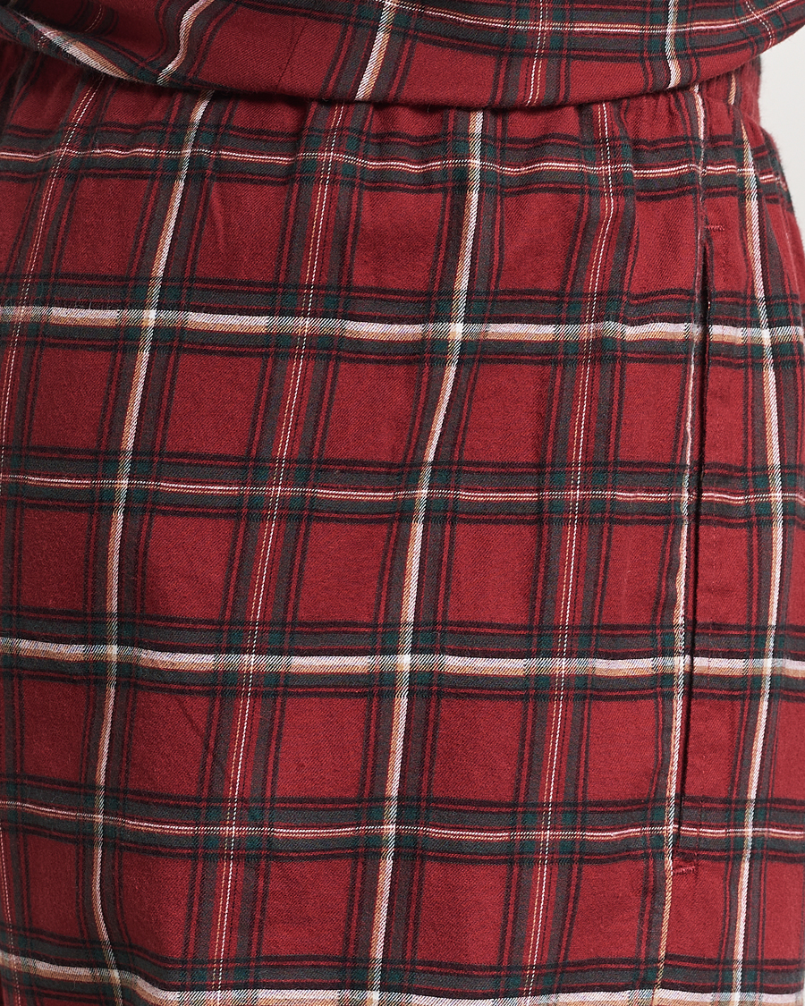 Herre | Pyjamaser og badekåper | BOSS BLACK | Holiday Checked Pyjama Set Dark Red