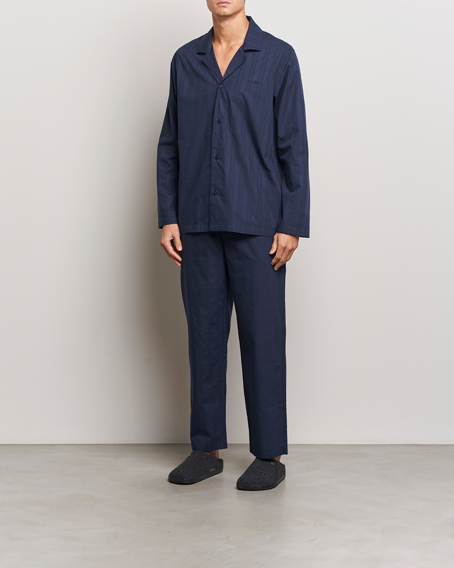 Herre | BOSS BLACK Premium Pyjama Set Dark Blue | BOSS BLACK | Premium Pyjama Set Dark Blue