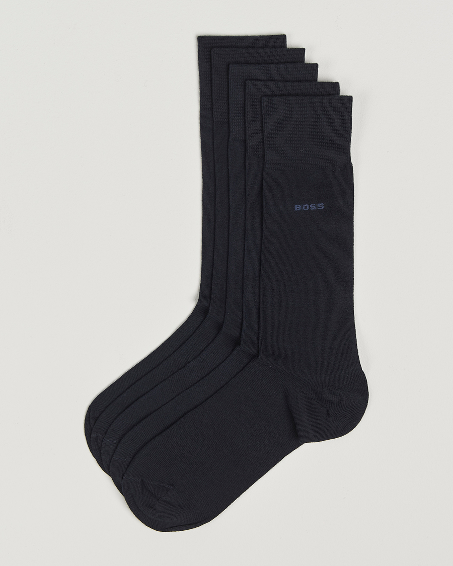 Herre | Undertøy | BOSS BLACK | 5-Pack RS Uni Socks Dark Blue