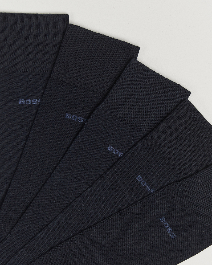 Herre | Undertøy | BOSS BLACK | 5-Pack RS Uni Socks Dark Blue