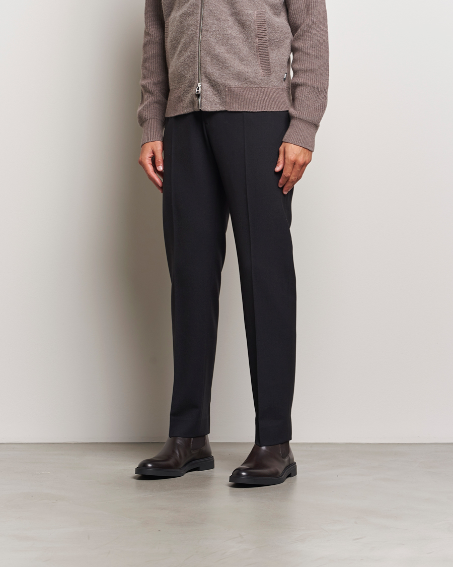 Herre | BOSS BLACK Calev Leather Chelsea Boot Dark Brown | BOSS BLACK | Calev Leather Chelsea Boot Dark Brown