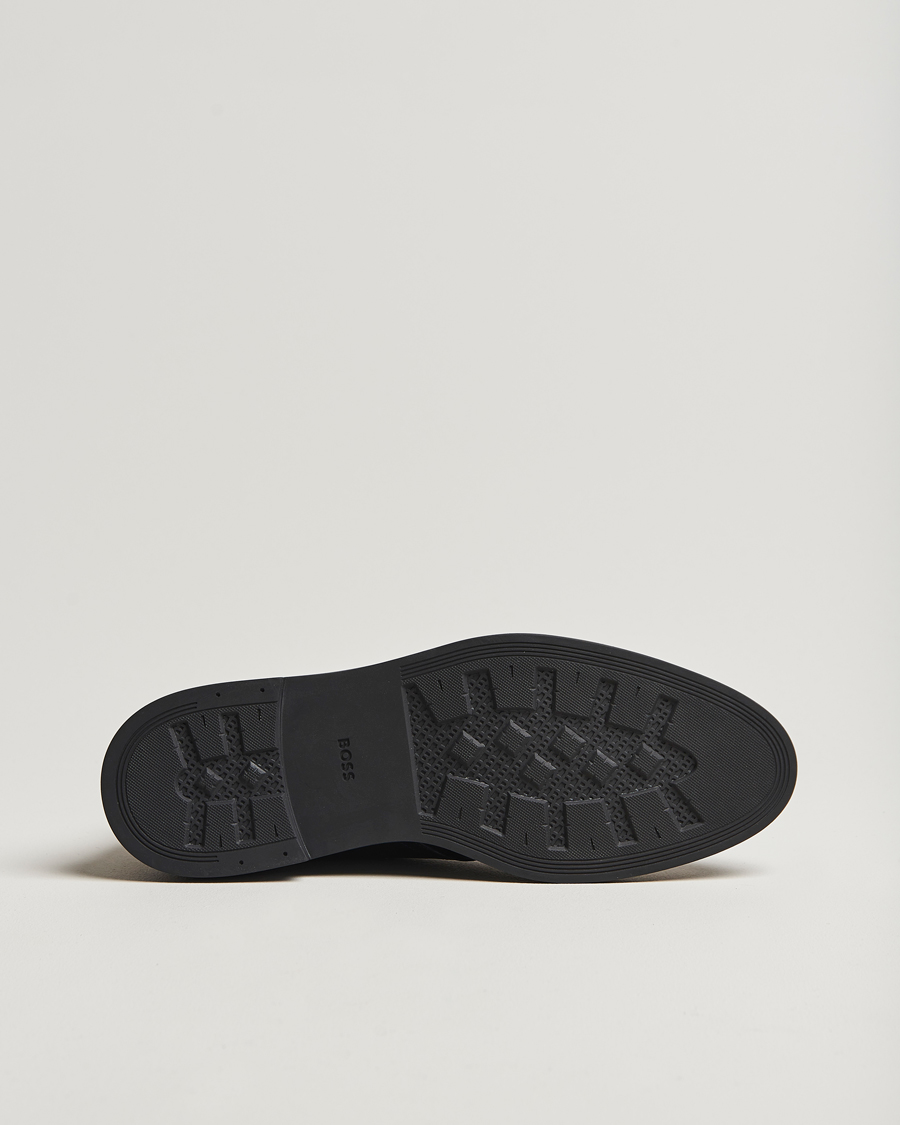 Herre | BOSS BLACK Calev Leather Chukka Boot Black | BOSS BLACK | Calev Leather Chukka Boot Black