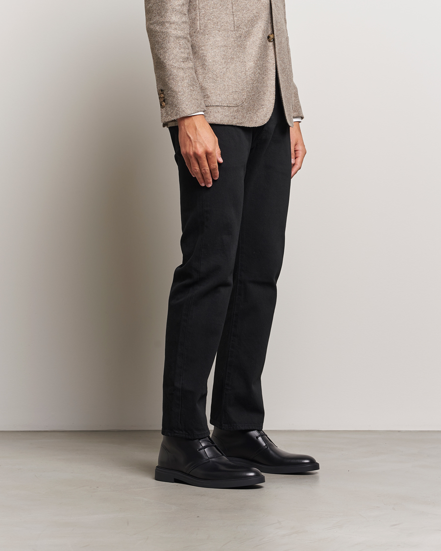 Herre | BOSS BLACK Calev Leather Chukka Boot Black | BOSS BLACK | Calev Leather Chukka Boot Black