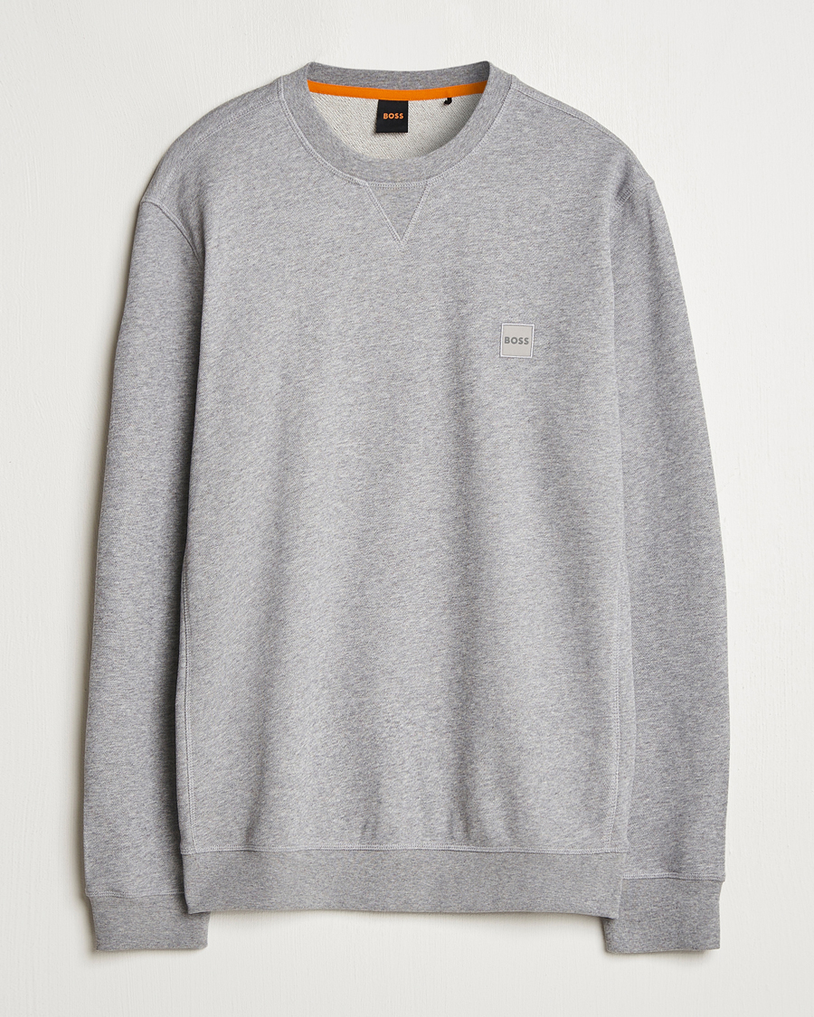 Herre | Gensere | BOSS ORANGE | Westart Logo Sweatshirt Light Grey