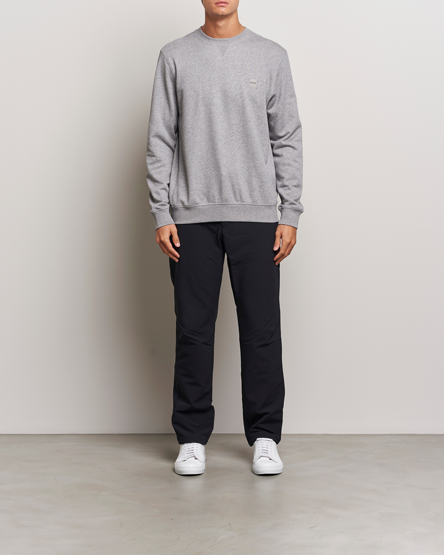 Herre | Gensere | BOSS ORANGE | Westart Logo Sweatshirt Light Grey