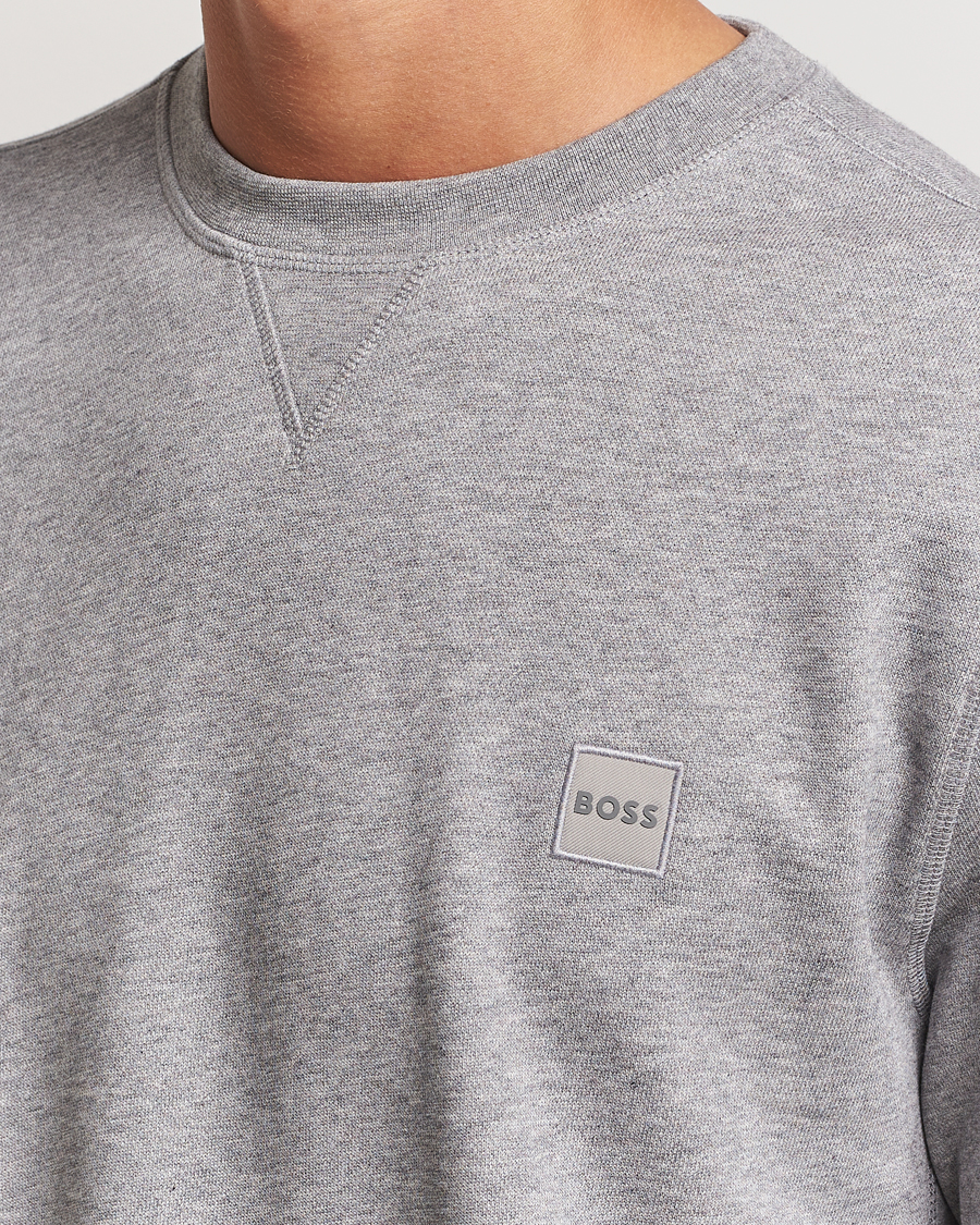 Herre | Gensere | BOSS ORANGE | Westart Logo Sweatshirt Light Grey