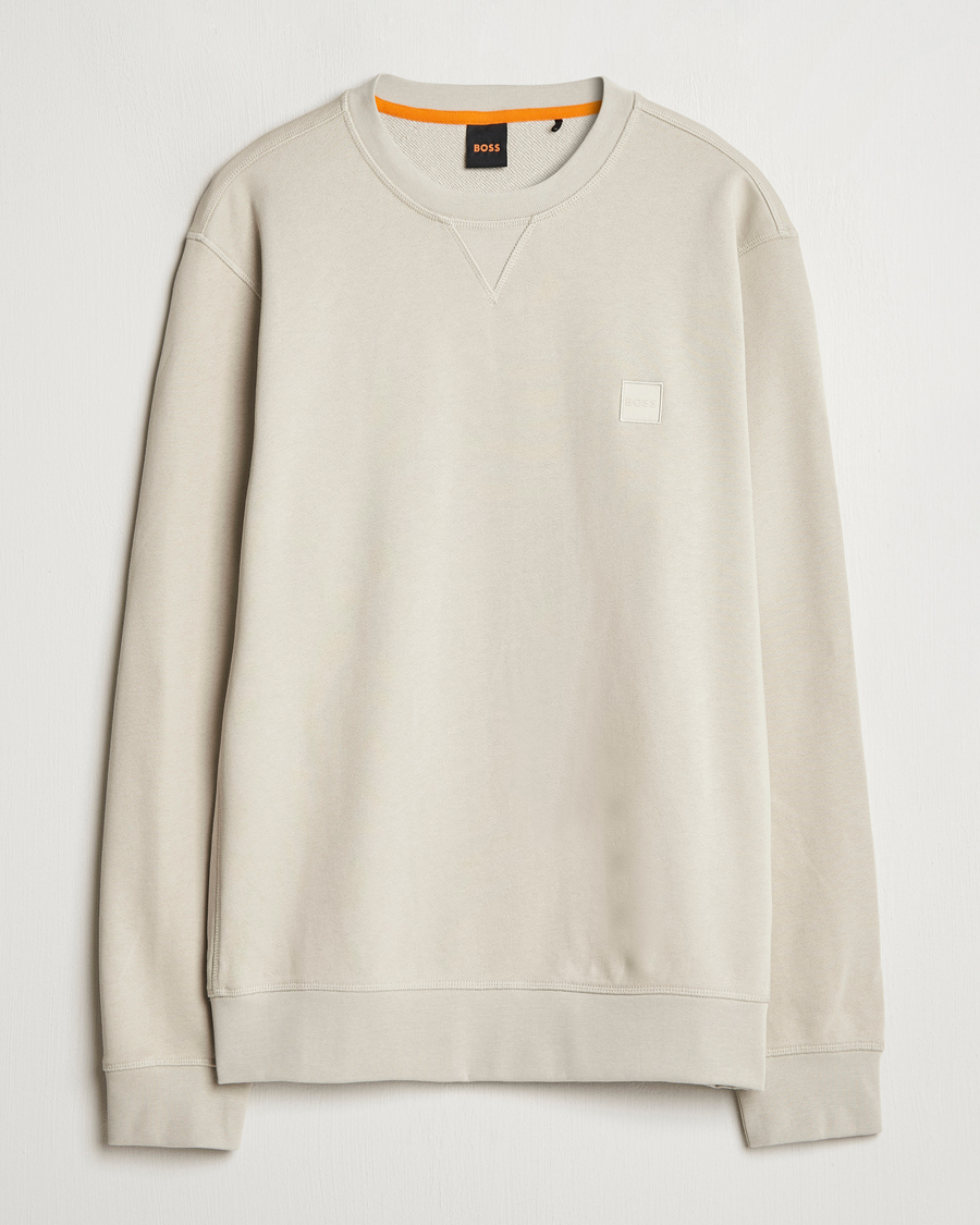 Herre | Gensere | BOSS ORANGE | Westart Logo Sweatshirt Light Beige
