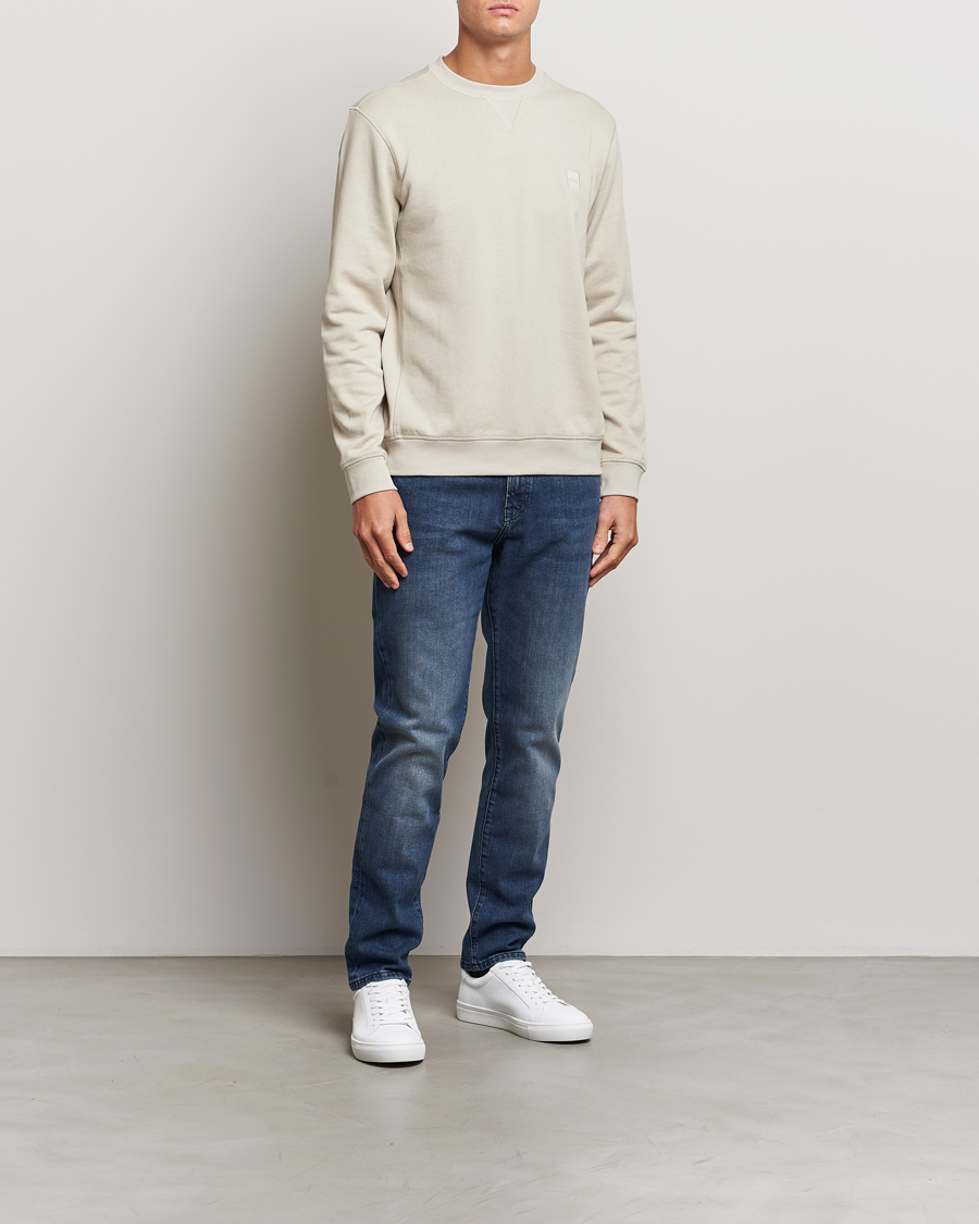 Herre | Gensere | BOSS ORANGE | Westart Logo Sweatshirt Light Beige