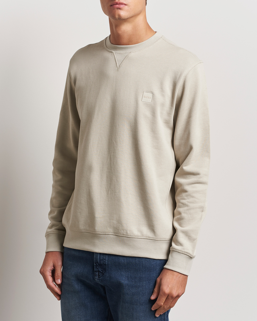 Herre | Gensere | BOSS ORANGE | Westart Logo Sweatshirt Light Beige