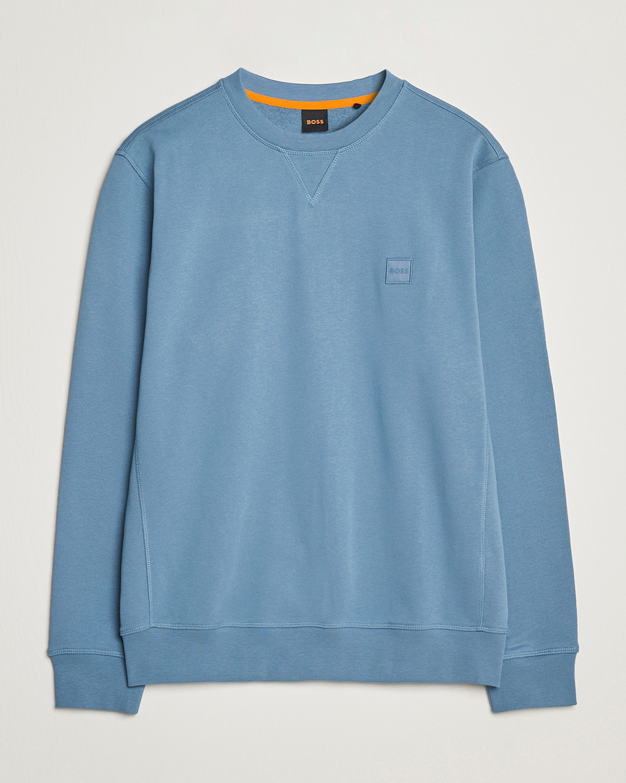 Herre | Gensere | BOSS ORANGE | Westart Logo Sweatshirt Open Blue
