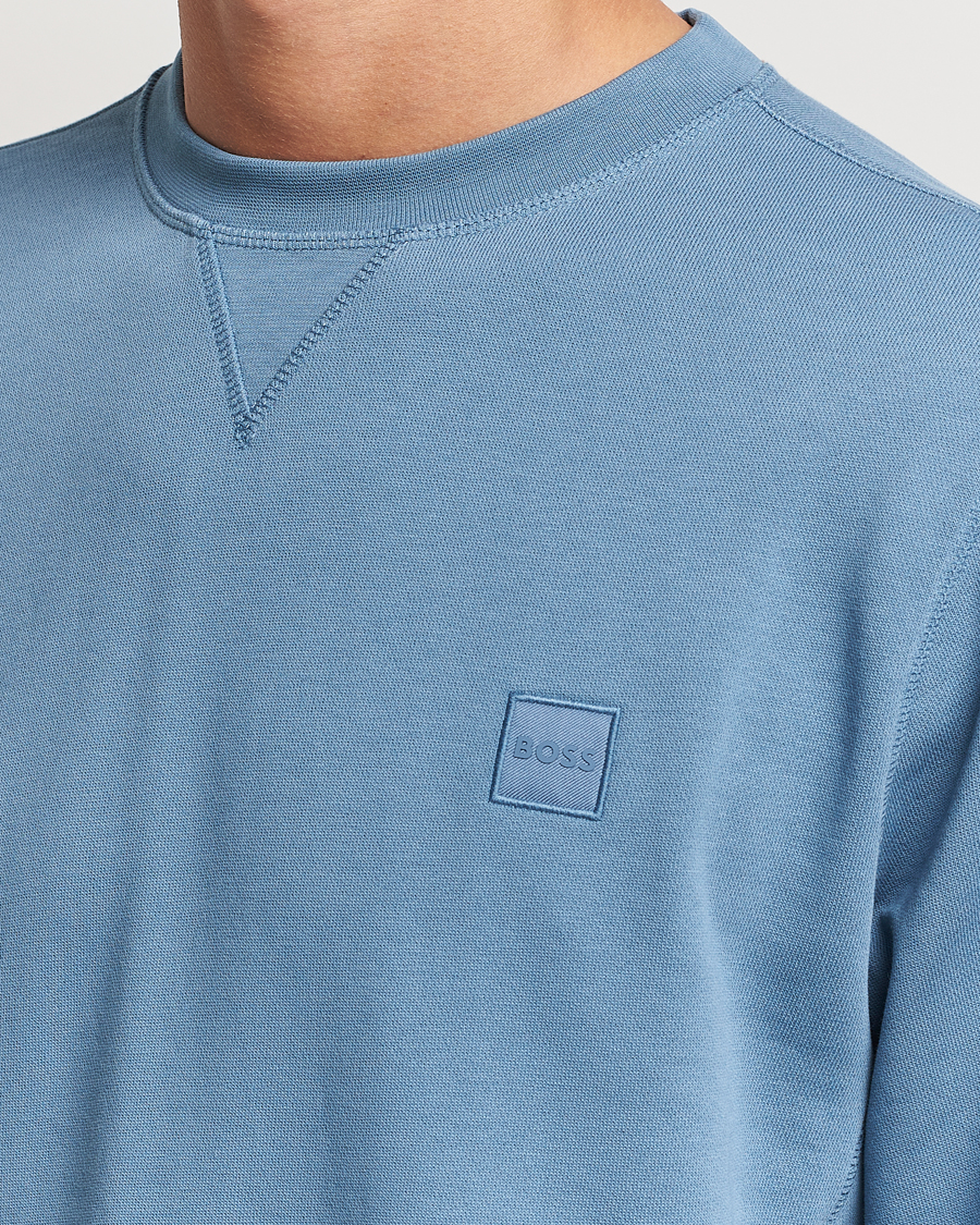 Herre | Gensere | BOSS ORANGE | Westart Logo Sweatshirt Open Blue
