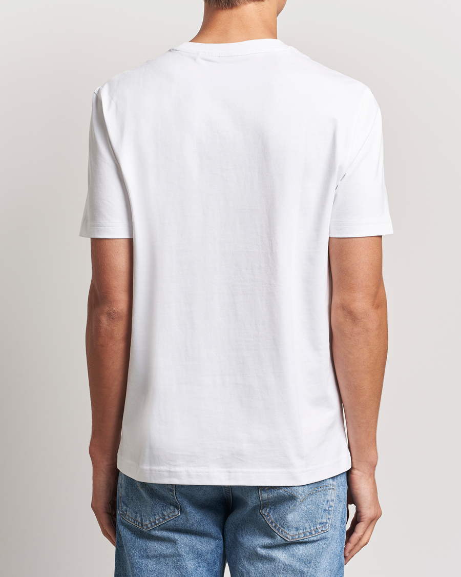 Herre | T-Shirts | BOSS ORANGE | Printed Crew Neck T-Shirt White