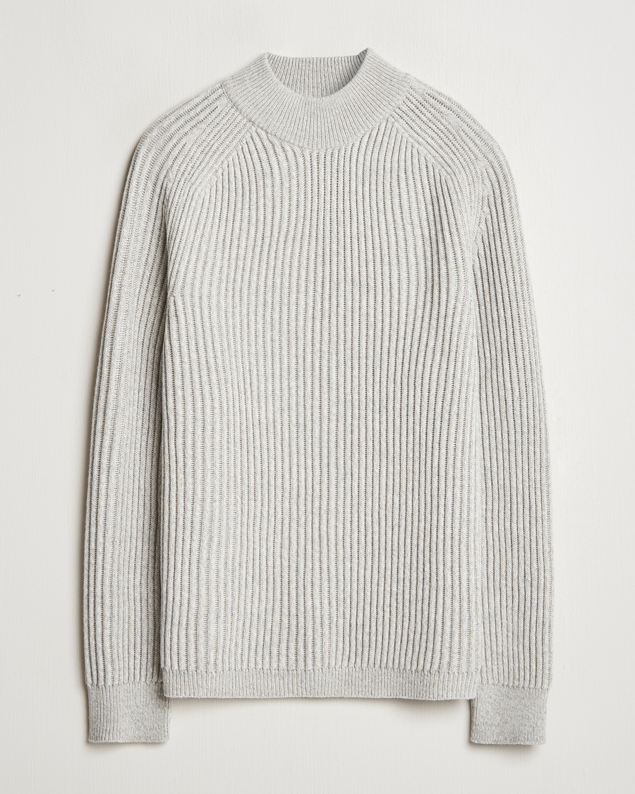 Herre | Gensere | BOSS ORANGE | Kearth Rib Knitted Polo Light Beige