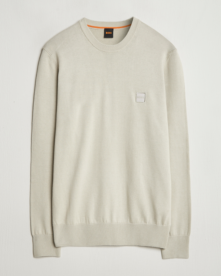 Herre | Gensere | BOSS ORANGE | Kanovano Knitted Sweater Light Beige
