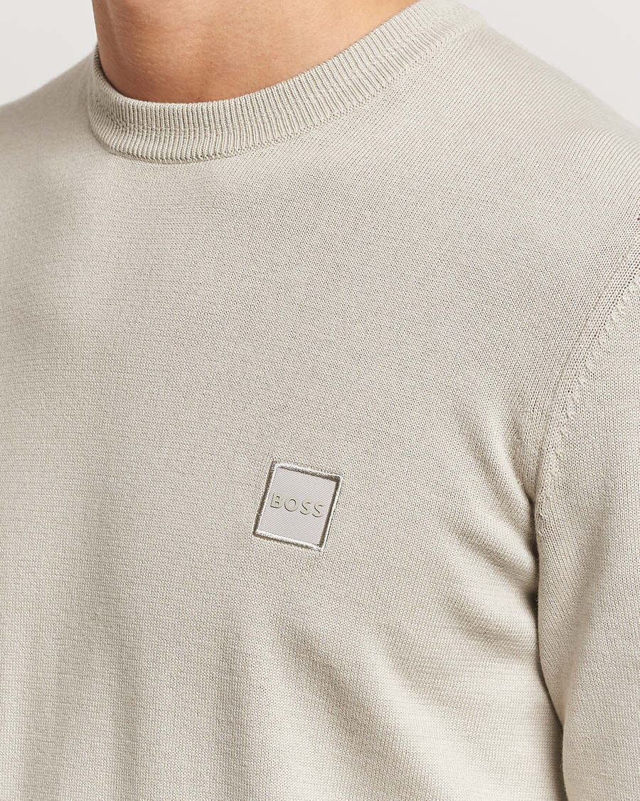 Herre | Gensere | BOSS ORANGE | Kanovano Knitted Sweater Light Beige