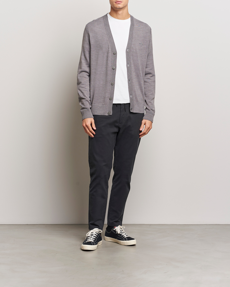 Herre | Bukser | BOSS ORANGE | Tapered Drawstring Trousers Black