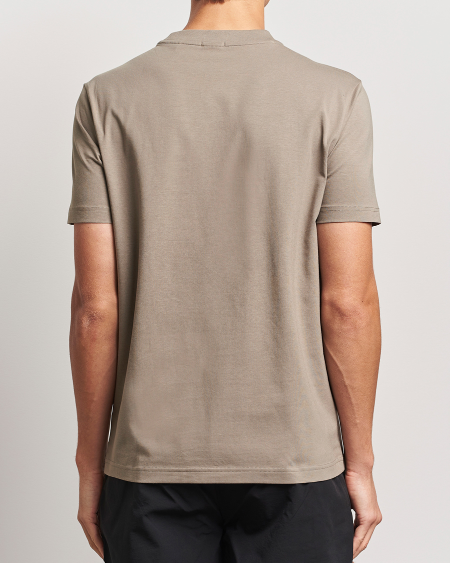 Herre | T-Shirts | BOSS GREEN | Logo Crew Neck T-Shirt Light Green
