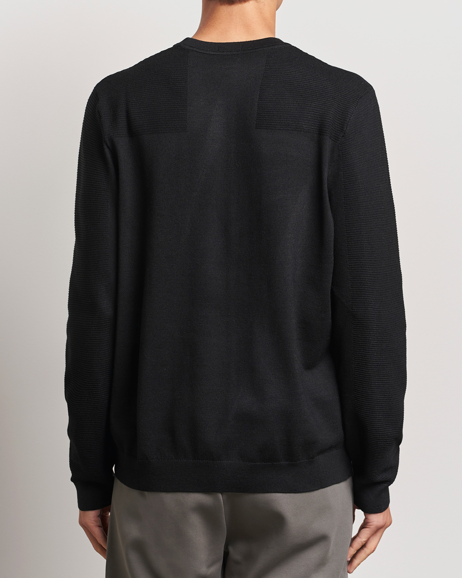 Herre | Gensere | BOSS GREEN | Momentum Knitted Crew Neck Black