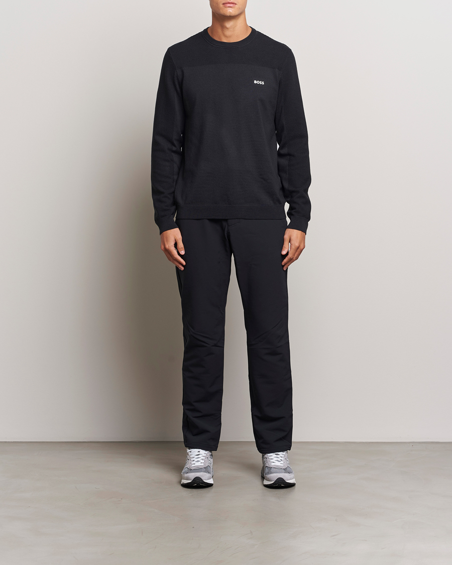 Herre | Gensere | BOSS GREEN | Momentum Knitted Crew Neck Dark Blue