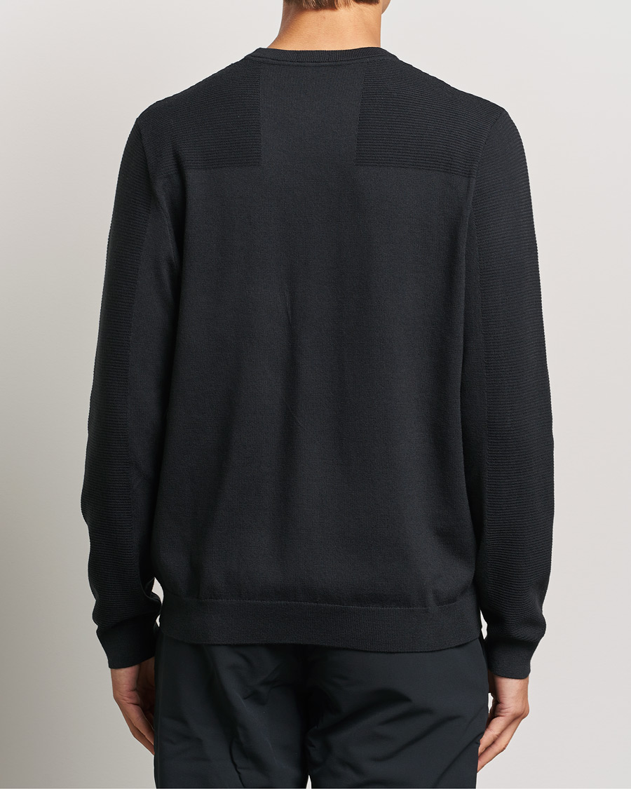 Herre | Gensere | BOSS GREEN | Momentum Knitted Crew Neck Dark Blue