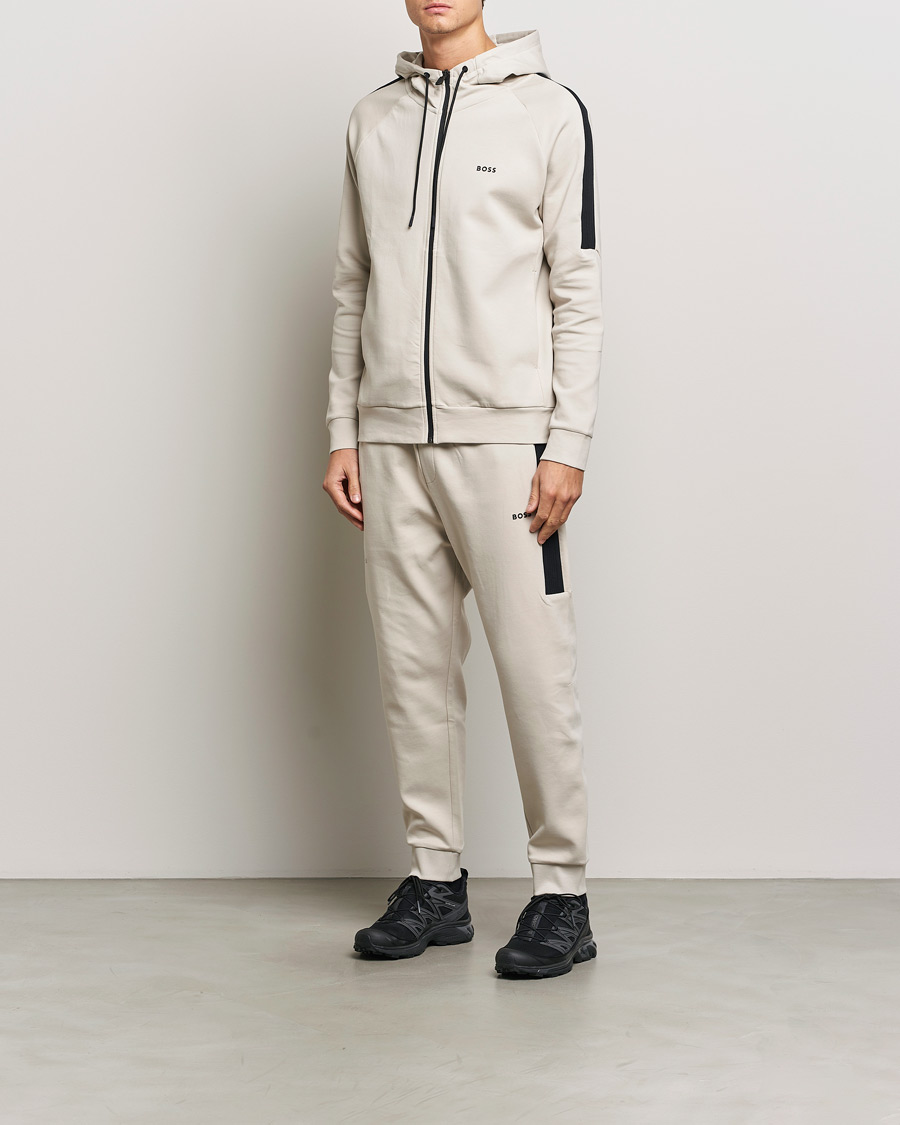 Herre | Gensere | BOSS GREEN | Tracksuit Set Light Beige