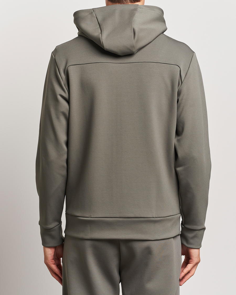 Herre | Gensere | BOSS GREEN | Saggy Full Zip Hoodie Light Grey