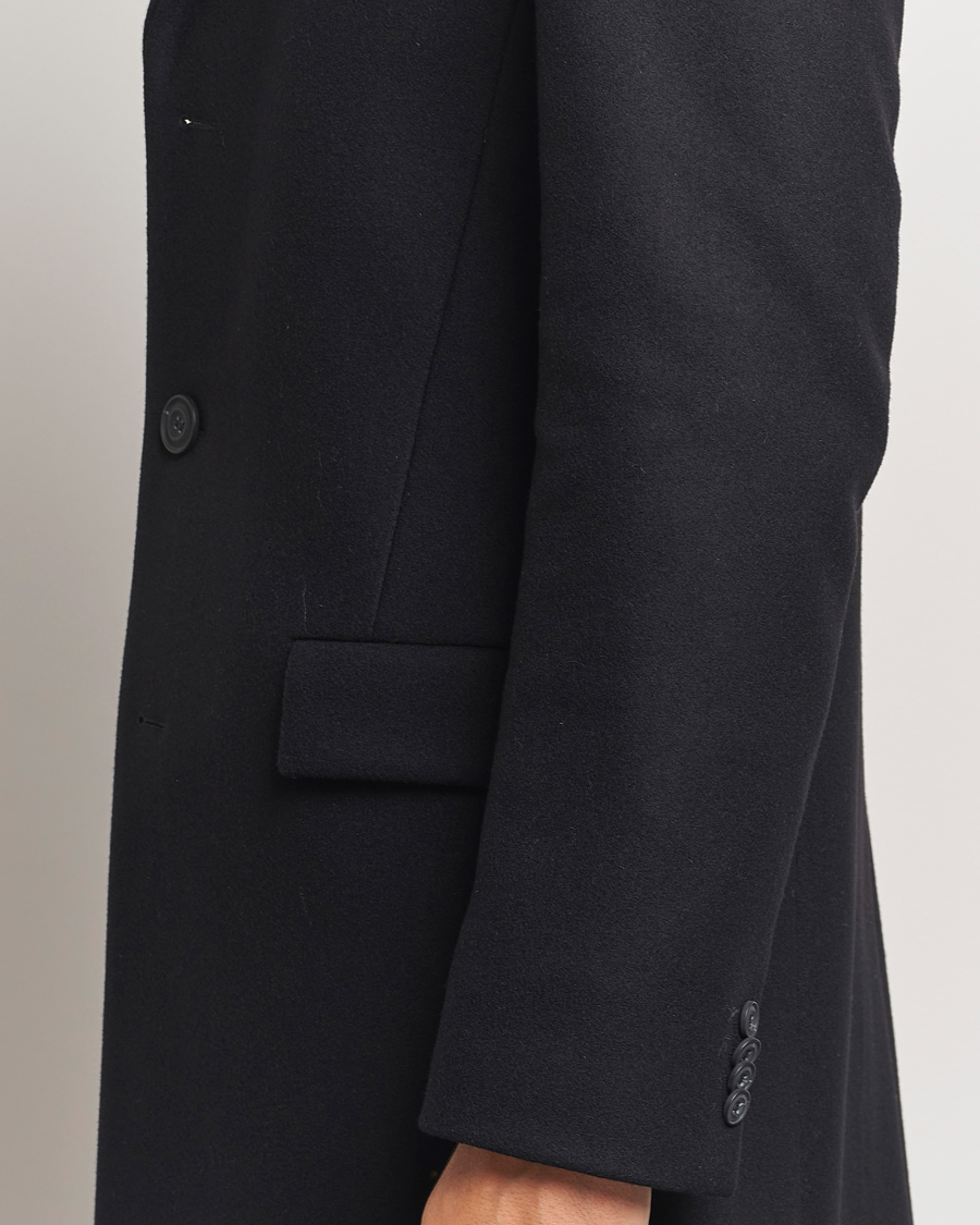 Herre | Jakker | HUGO | Migor Wool Coat Black