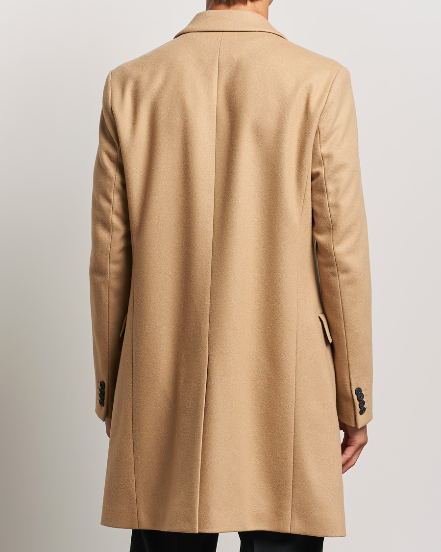Herre | Jakker | HUGO | Migor Wool Coat Medium Beige