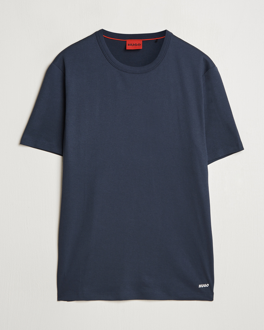 Herre | T-Shirts | HUGO | Dozy Crew Neck T-Shirt Dark Blue