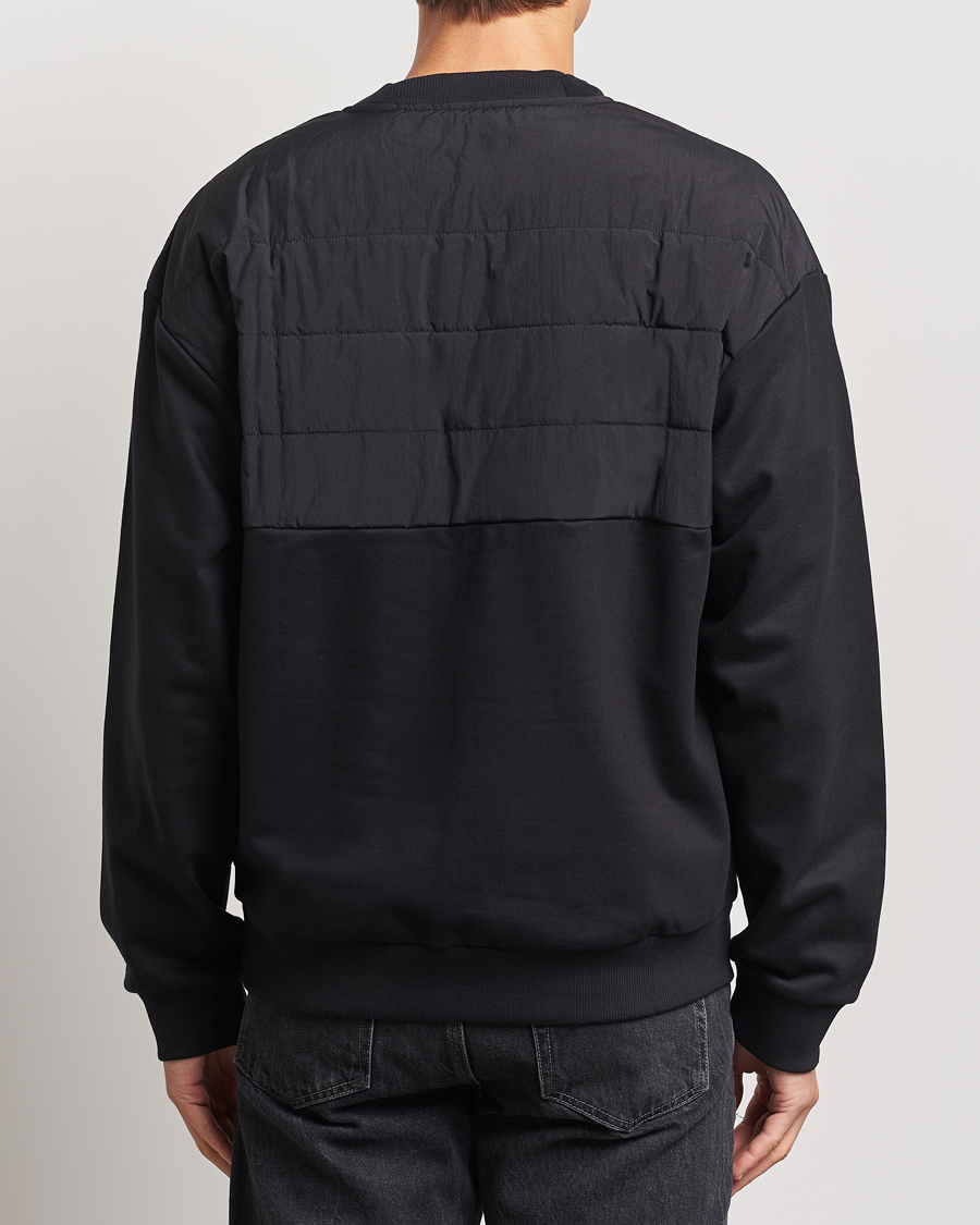 Herre | Gensere | HUGO | Detechsom Hybrid Half Zip Black