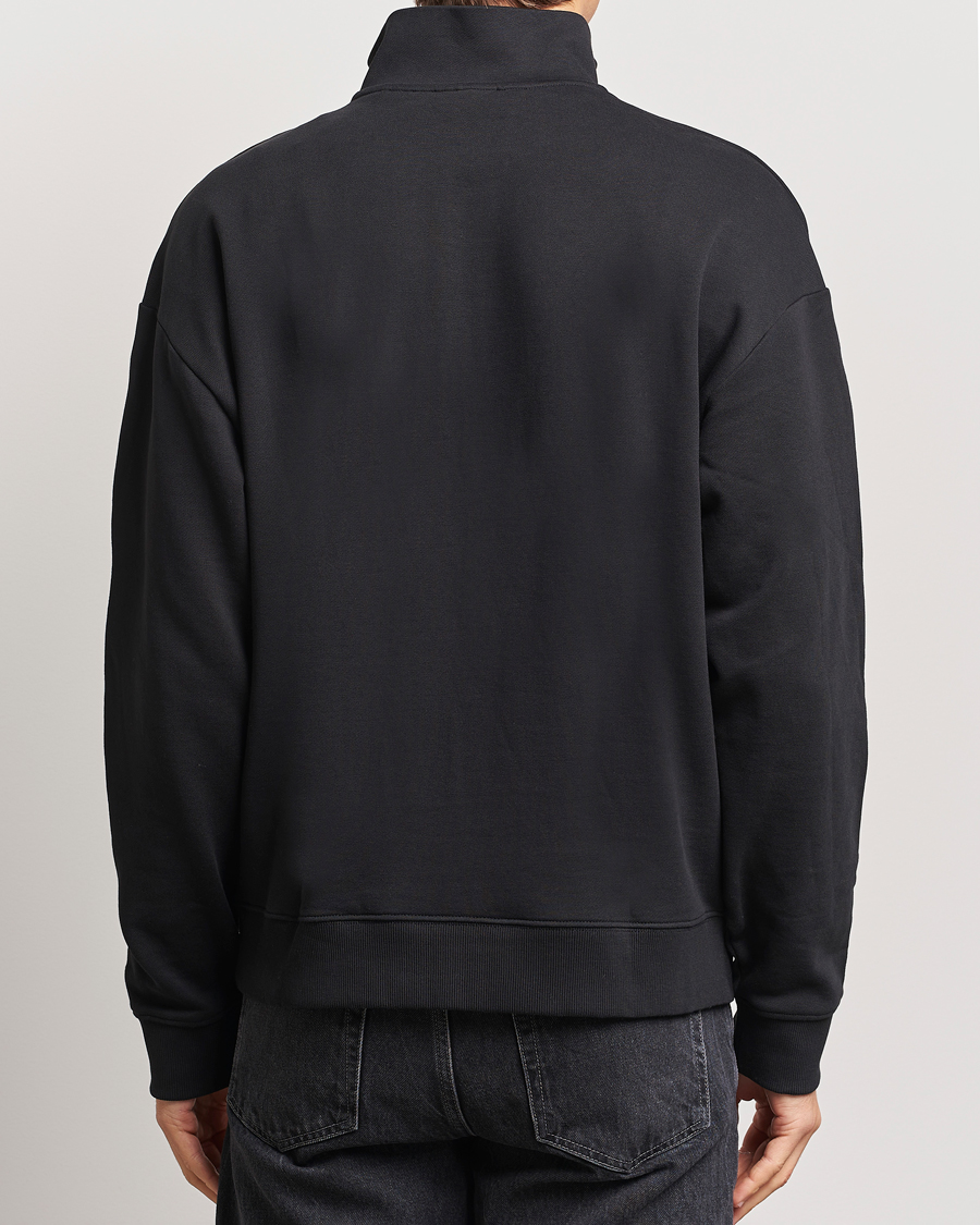 Herre | Gensere | HUGO | Durty Half Zip Sweatshirt Black