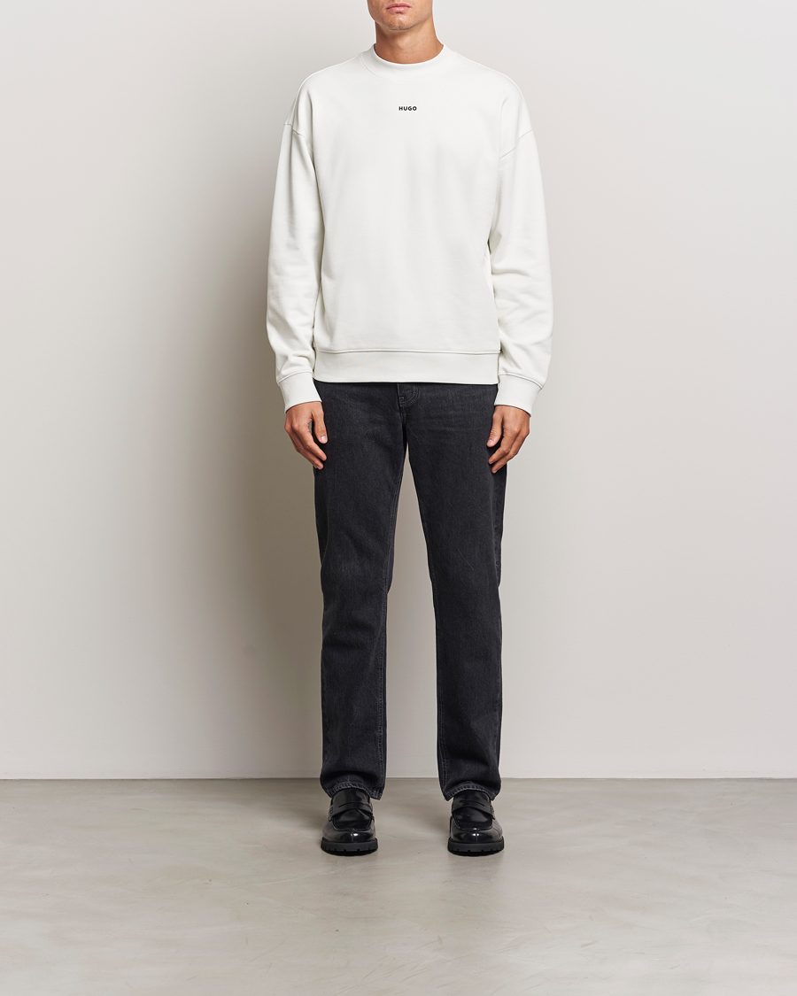 Herre | Gensere | HUGO | Dapo Crew Neck Sweatshirt Off White