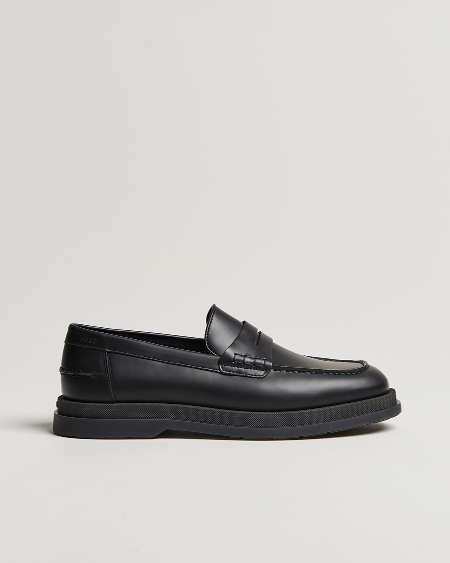Herre | HUGO Chaol Leather Loafer Black | HUGO | Chaol Leather Loafer Black
