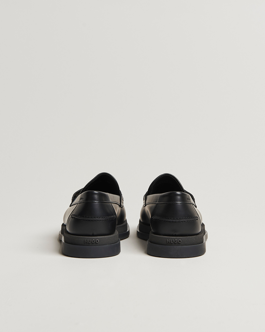 Herre | HUGO Chaol Leather Loafer Black | HUGO | Chaol Leather Loafer Black