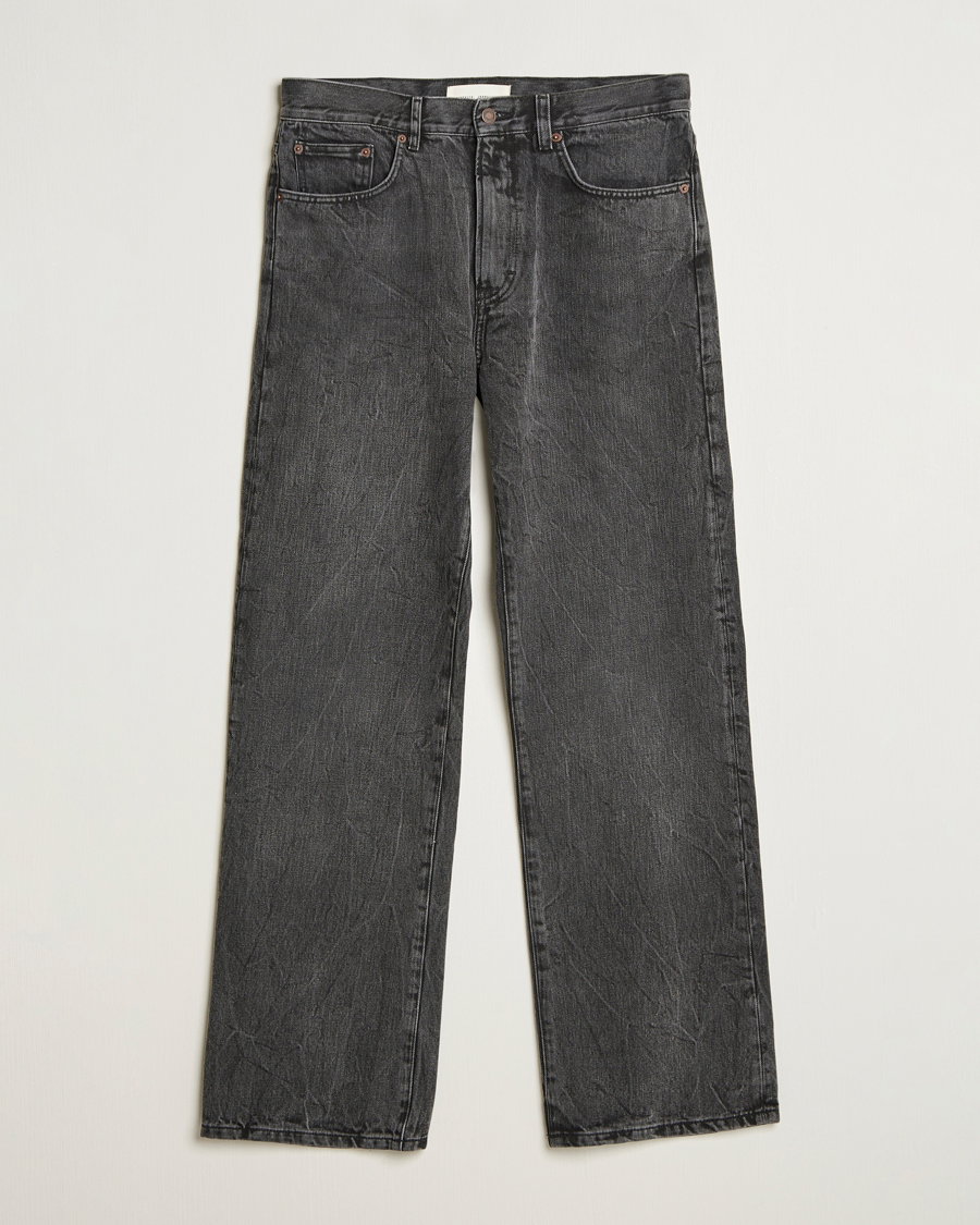 Herre | Jeans | Jeanerica | VM009 Vega Canvas Trousers Black Firenze