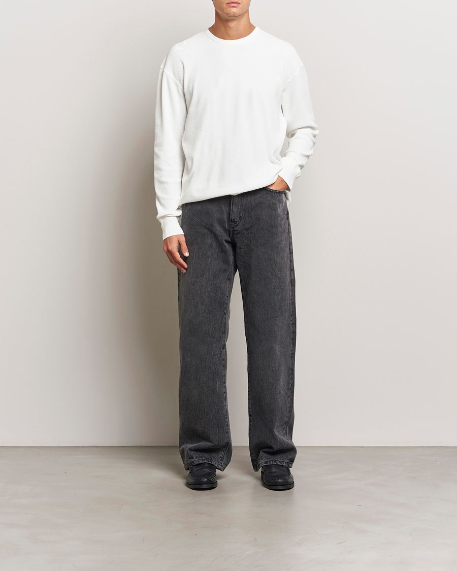 Herre | Jeans | Jeanerica | VM009 Vega Canvas Trousers Black Firenze