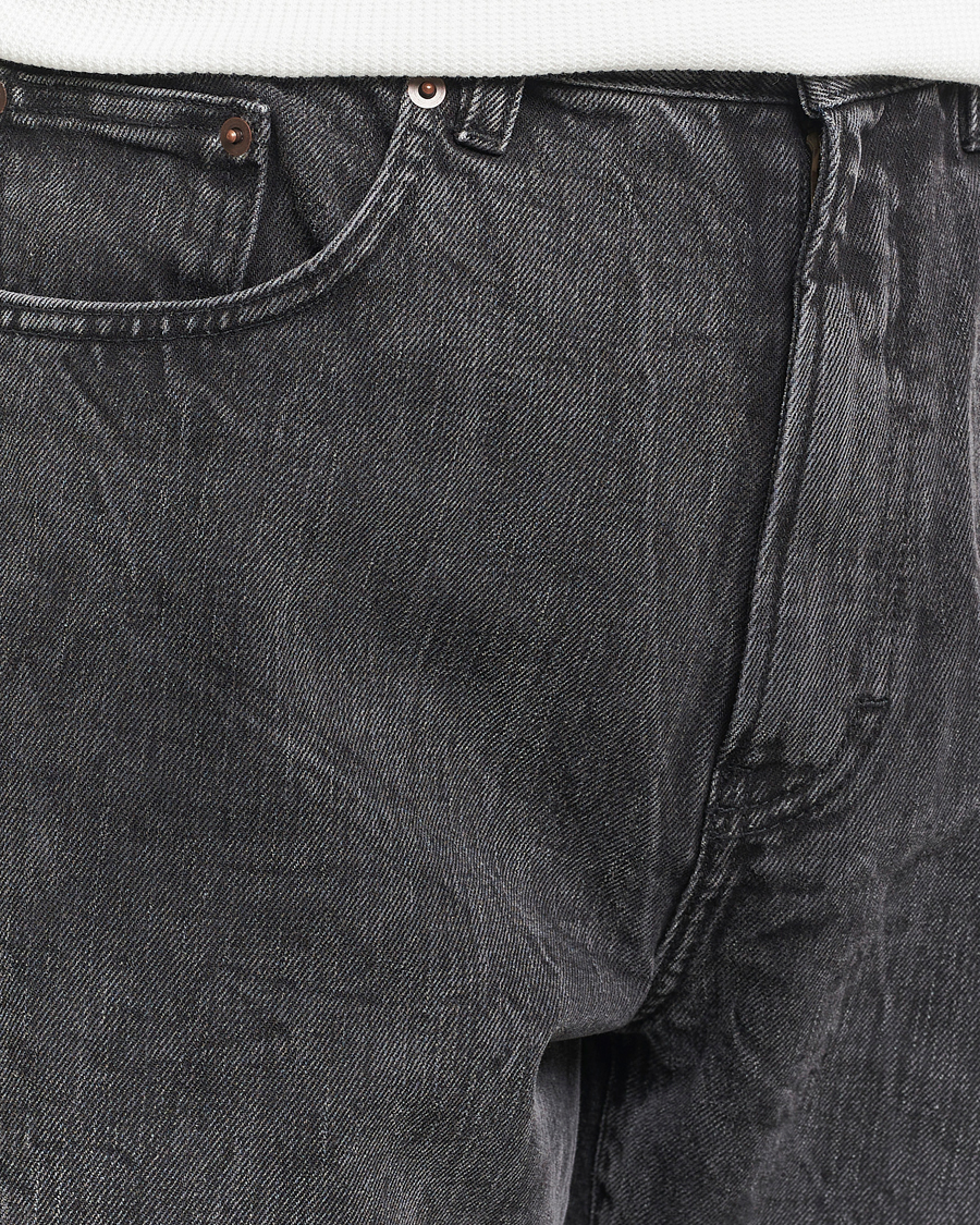 Herre | Jeans | Jeanerica | VM009 Vega Canvas Trousers Black Firenze
