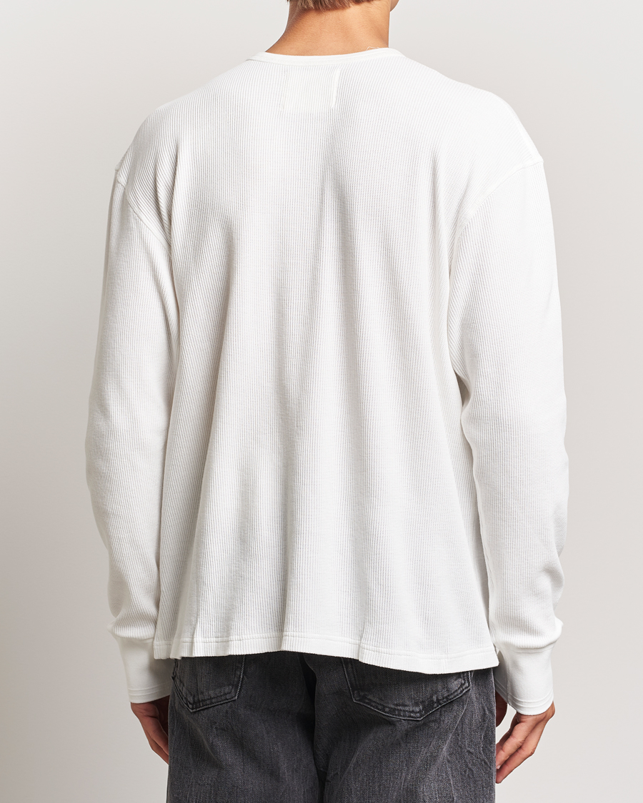 Herre | Gensere | Jeanerica | Jean Waflle Texture Sweater Natural White
