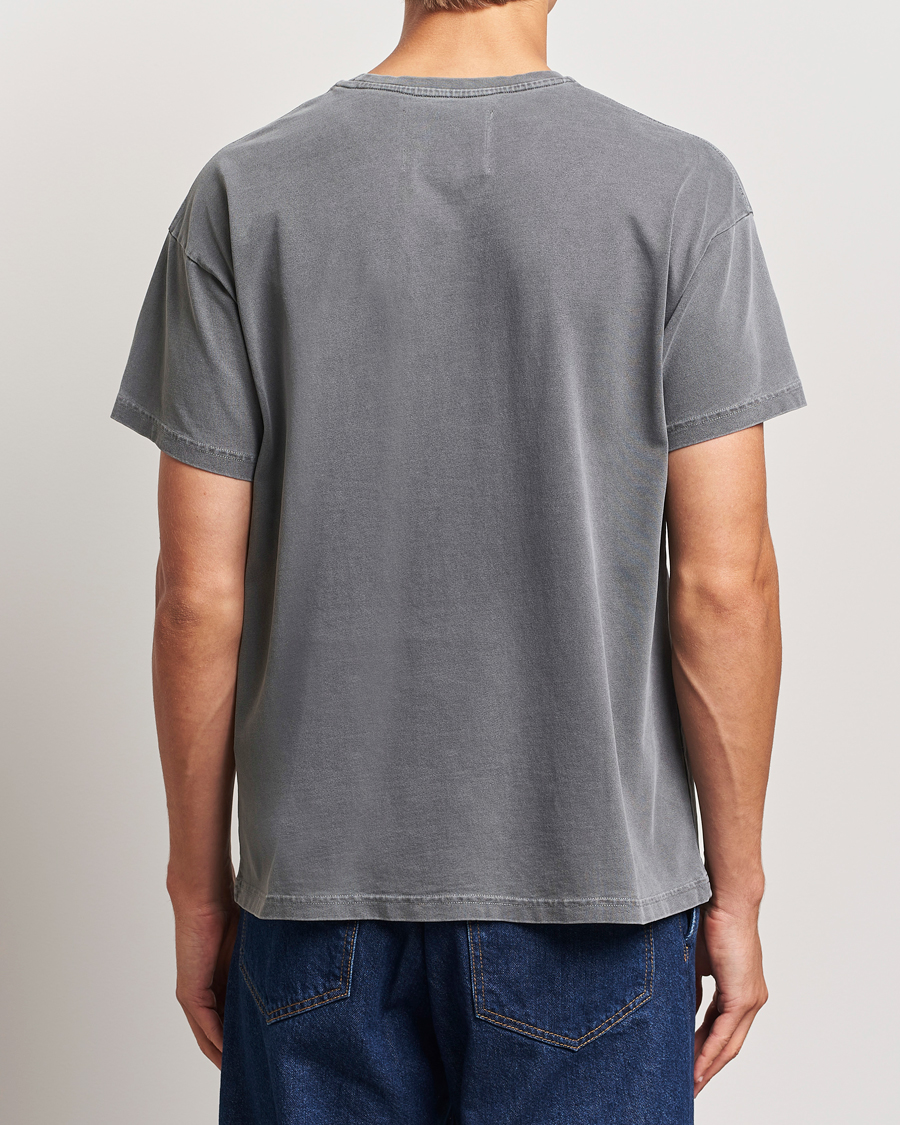 Herre | T-Shirts | Jeanerica | Ruben Crew Neck T-Shirt Washed Black
