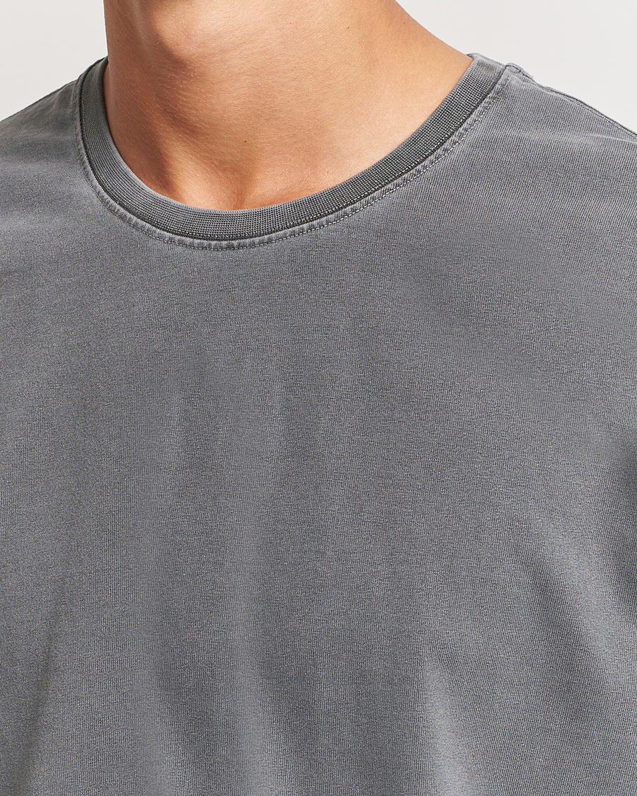 Herre | T-Shirts | Jeanerica | Ruben Crew Neck T-Shirt Washed Black