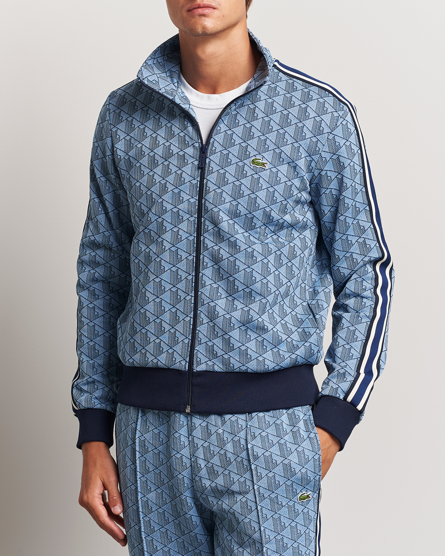 Herre | Gensere | Lacoste | Monogram Track Jacket Rill/Globe